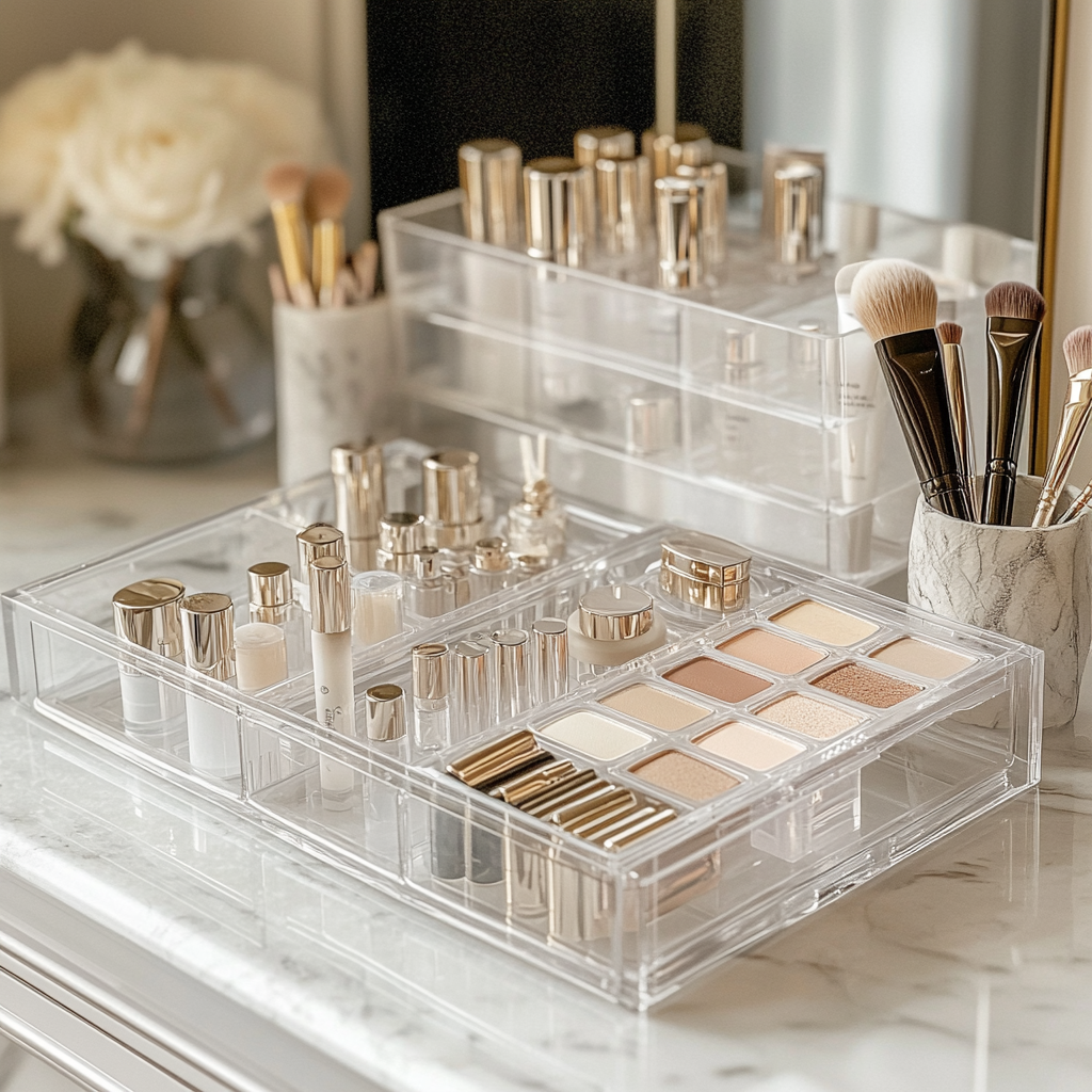 How to Organize Makeup on a Dresser, Vanity or in a Small Bathroom